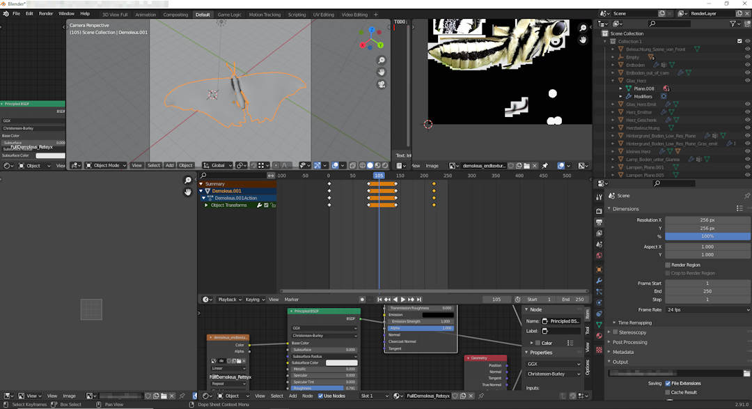 Bild von Benutzeroberfläche des Programms Blender