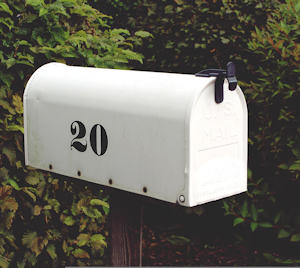 Bild eines Briefkasten